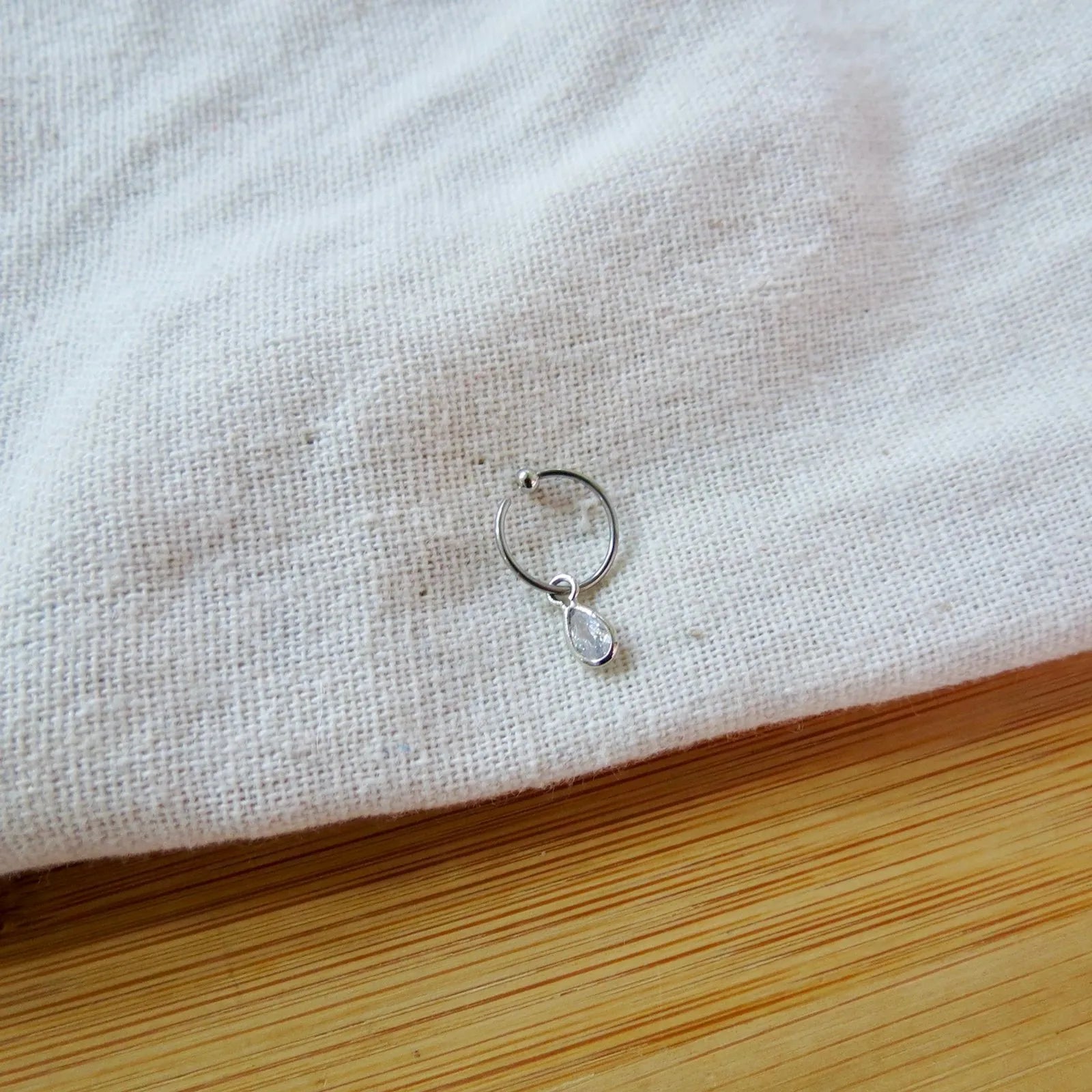 Piercing Argola Pingente torção