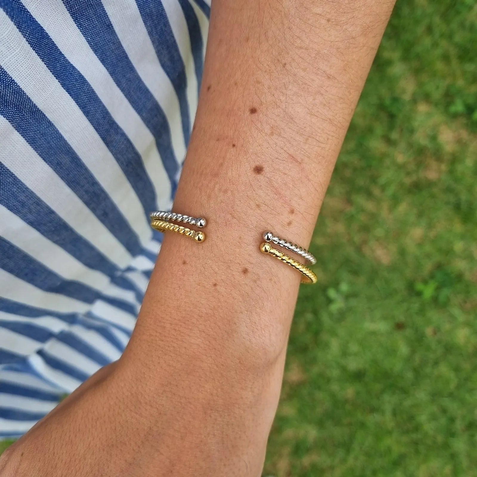 Bracelete Regulável Torcido