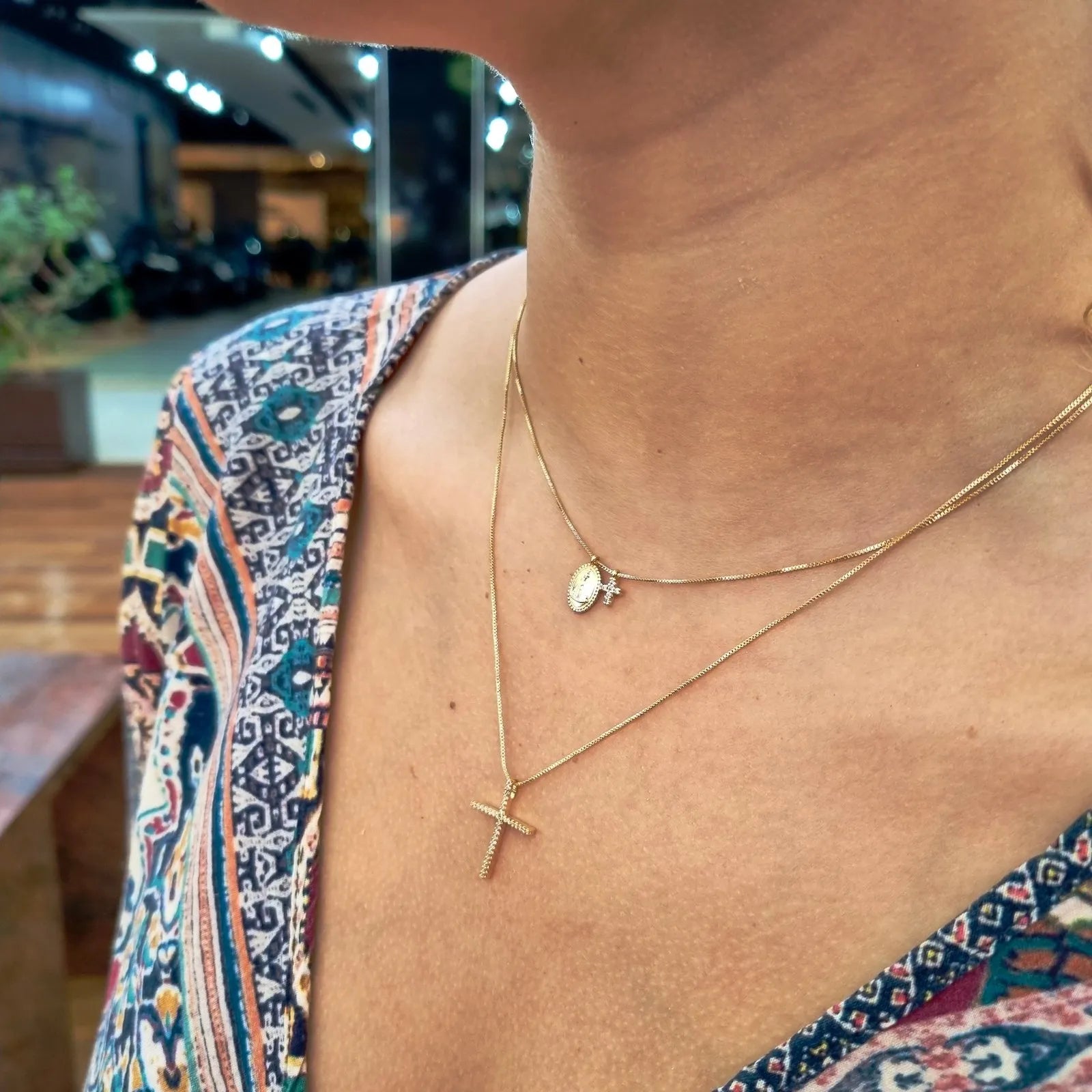 Colar Nossa Senhora Mini Joia
