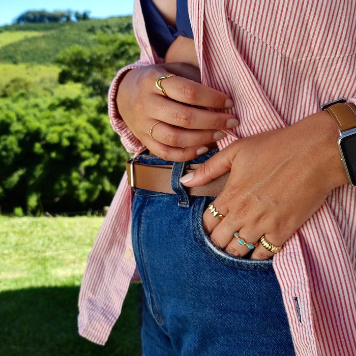 Anel Ajustável Losangos