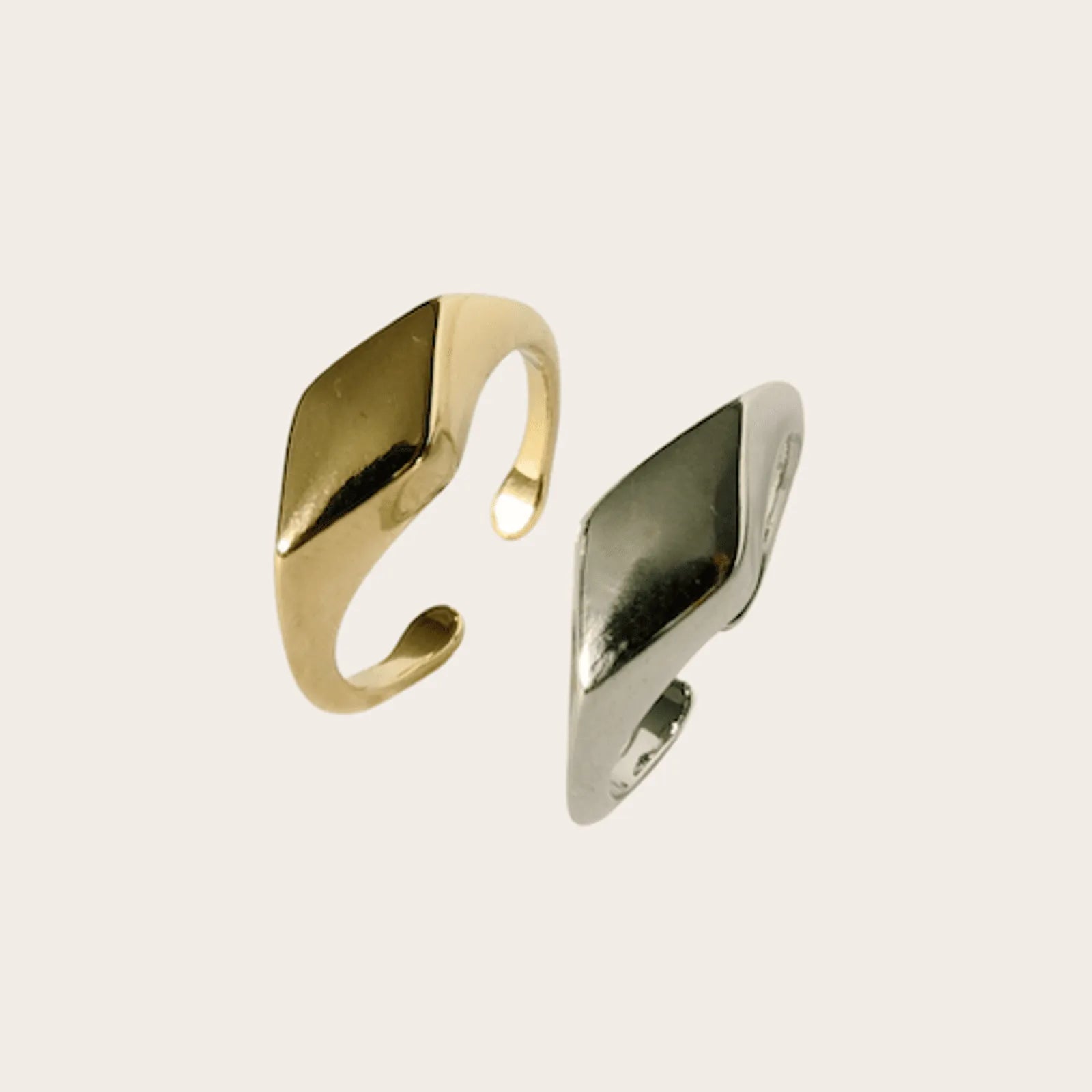 Anel Ajustável Losango Liso