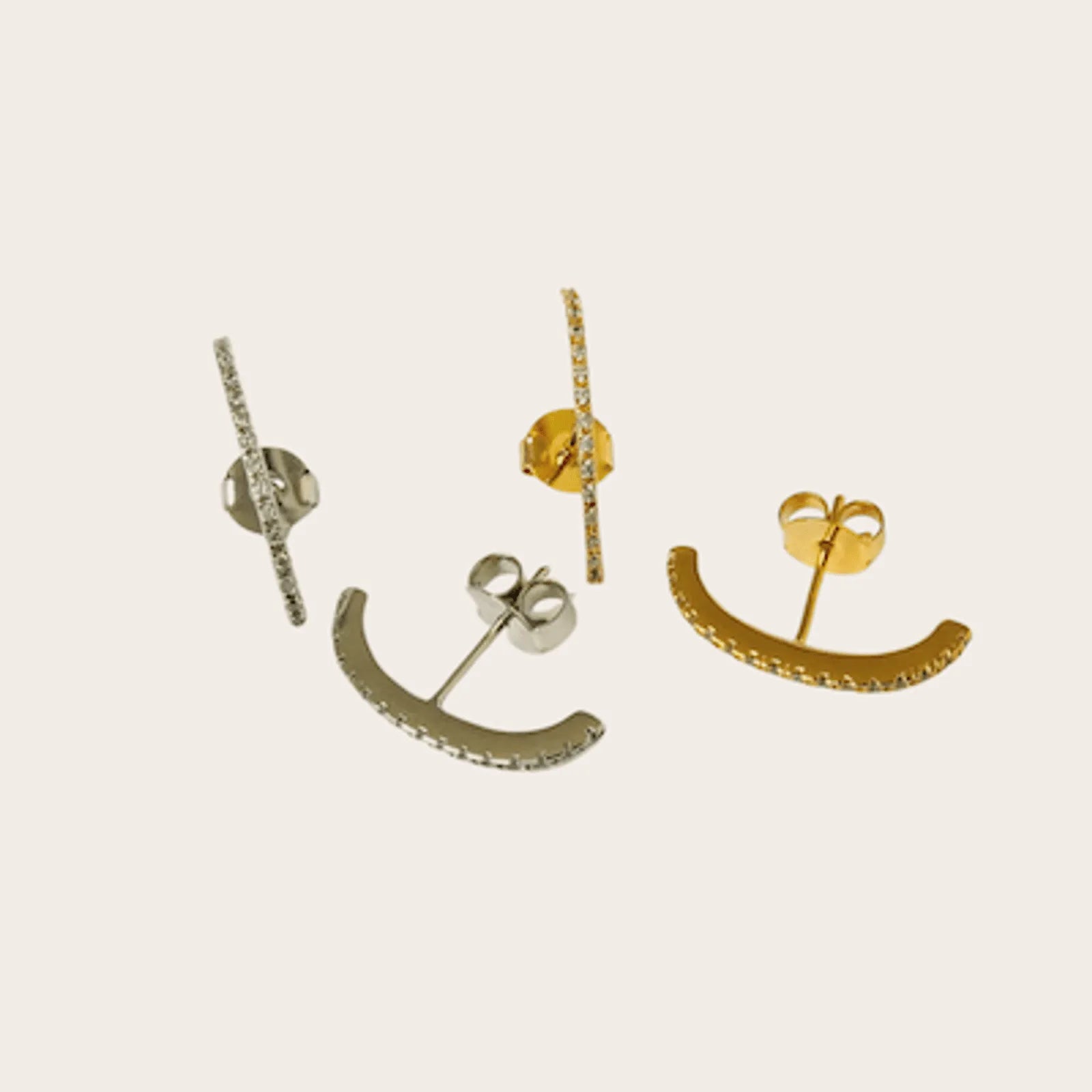 Brinco Ear Hook Cravejado Las