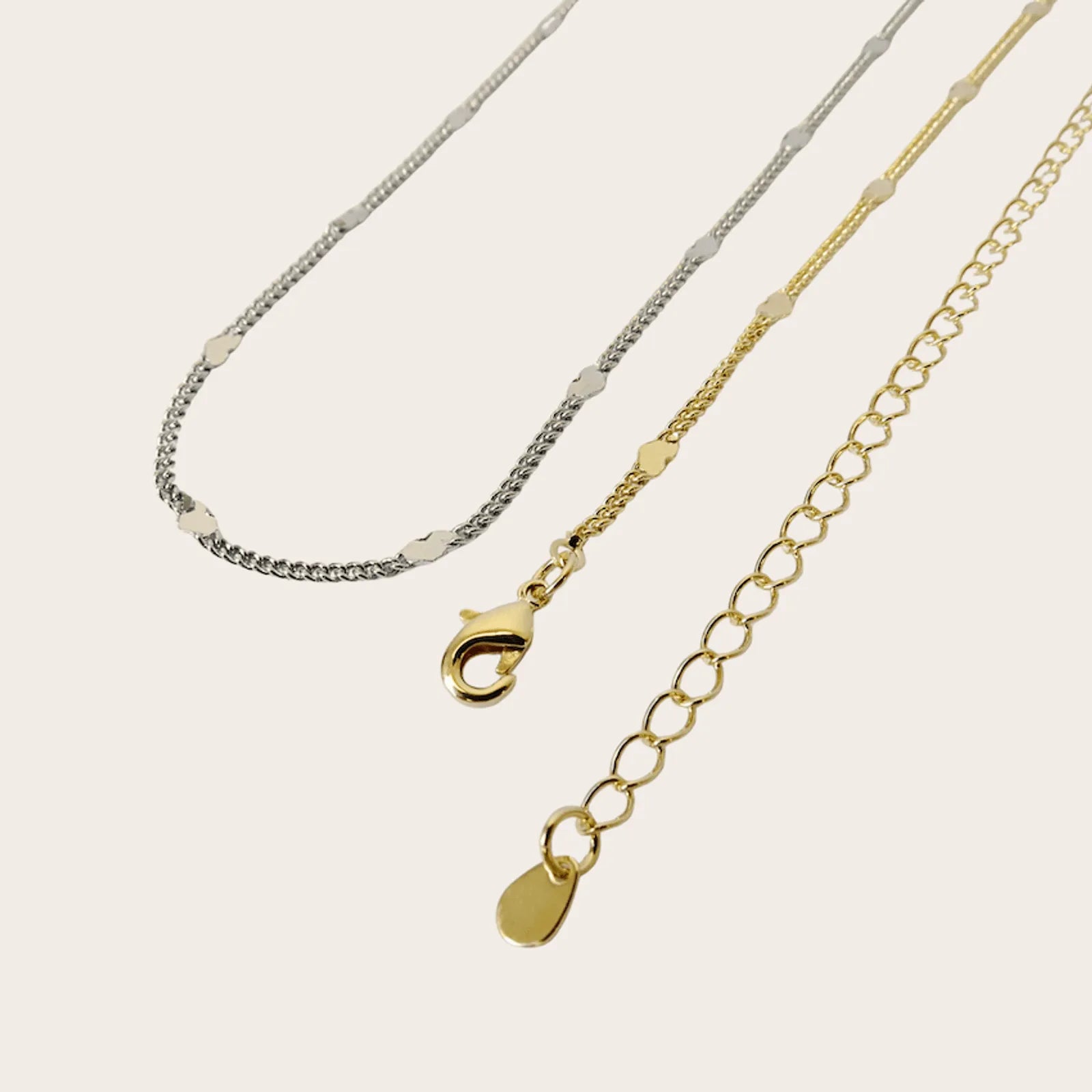 Colar Choker Corações Grumet