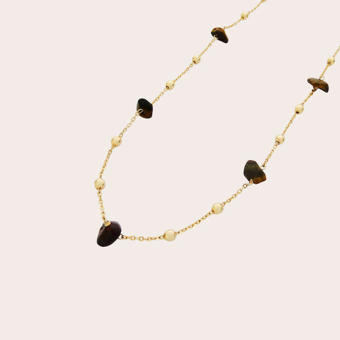 Colar Choker Cascalhos