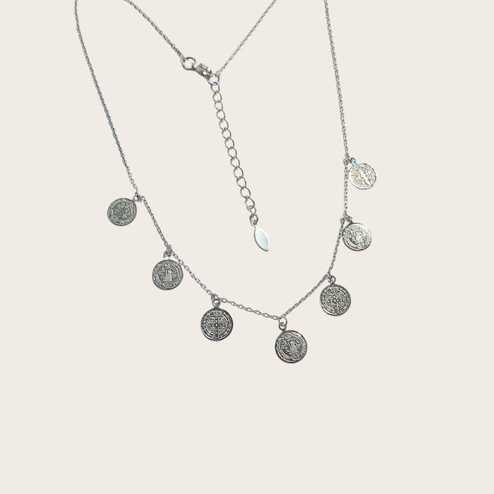 Colar medalhas de São Bento