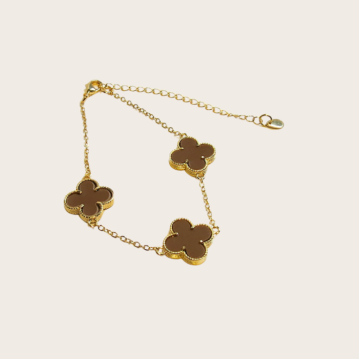 Pulseira Trevo Cappuccino