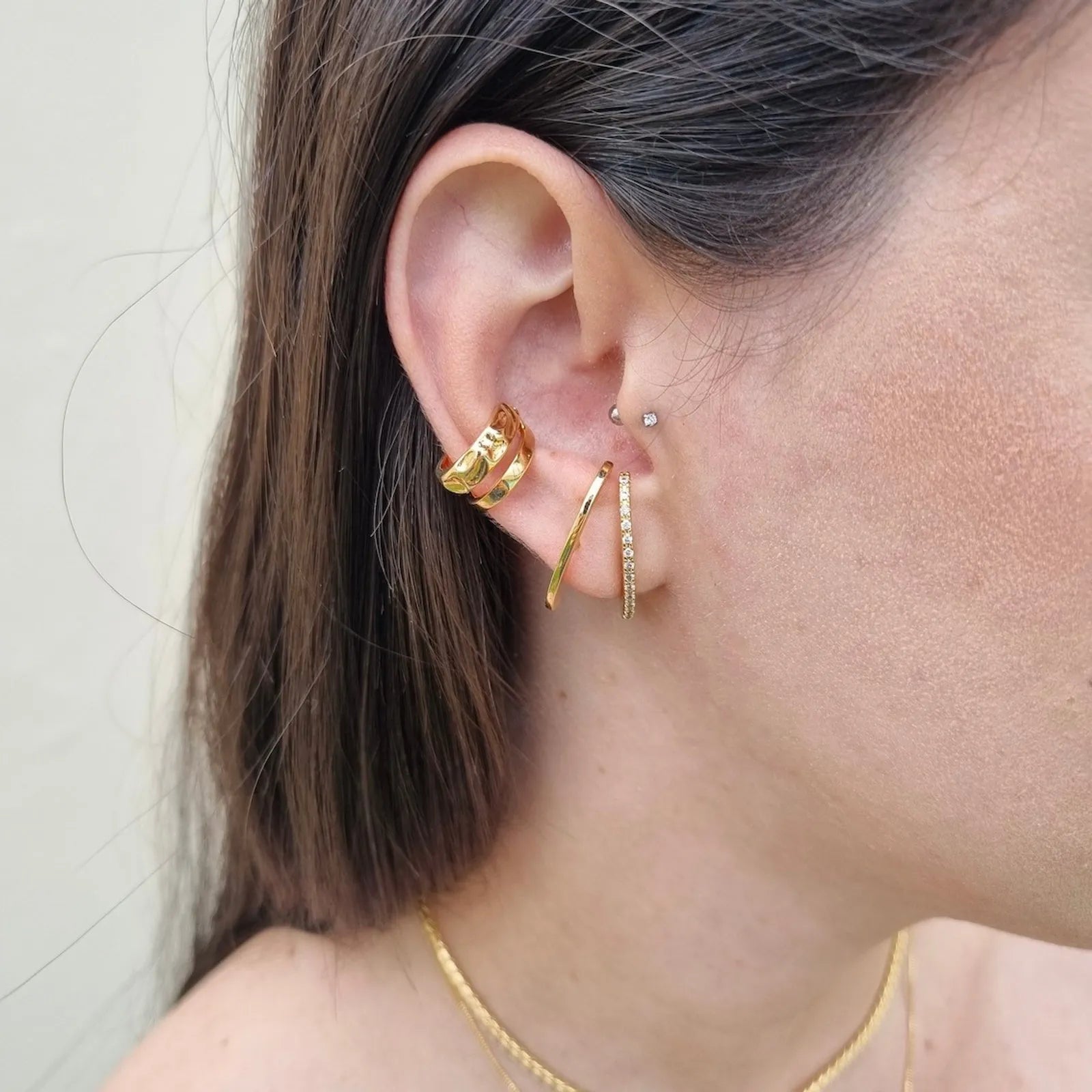 Brinco Ear Hook Liso Las