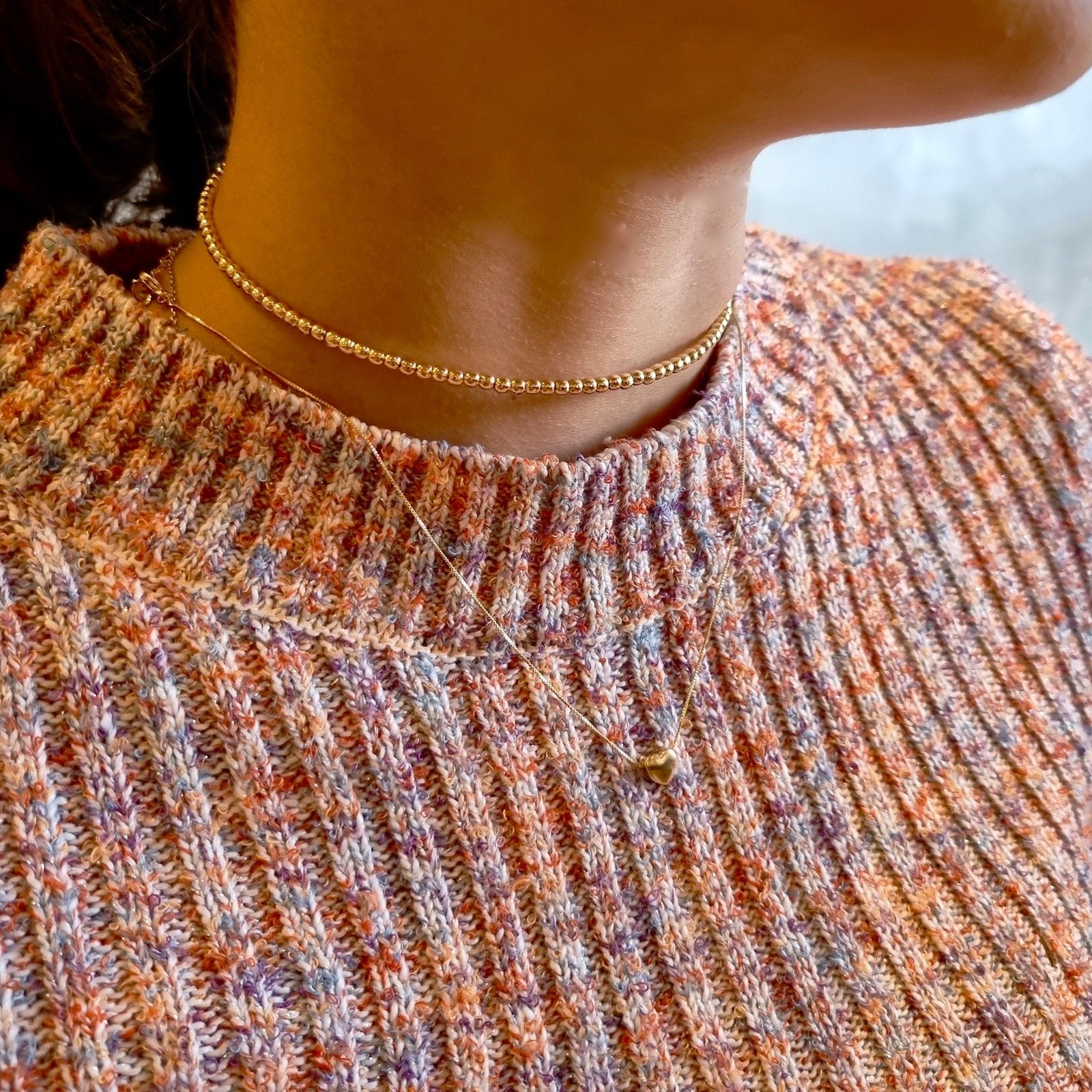 Colar Choker Esferas