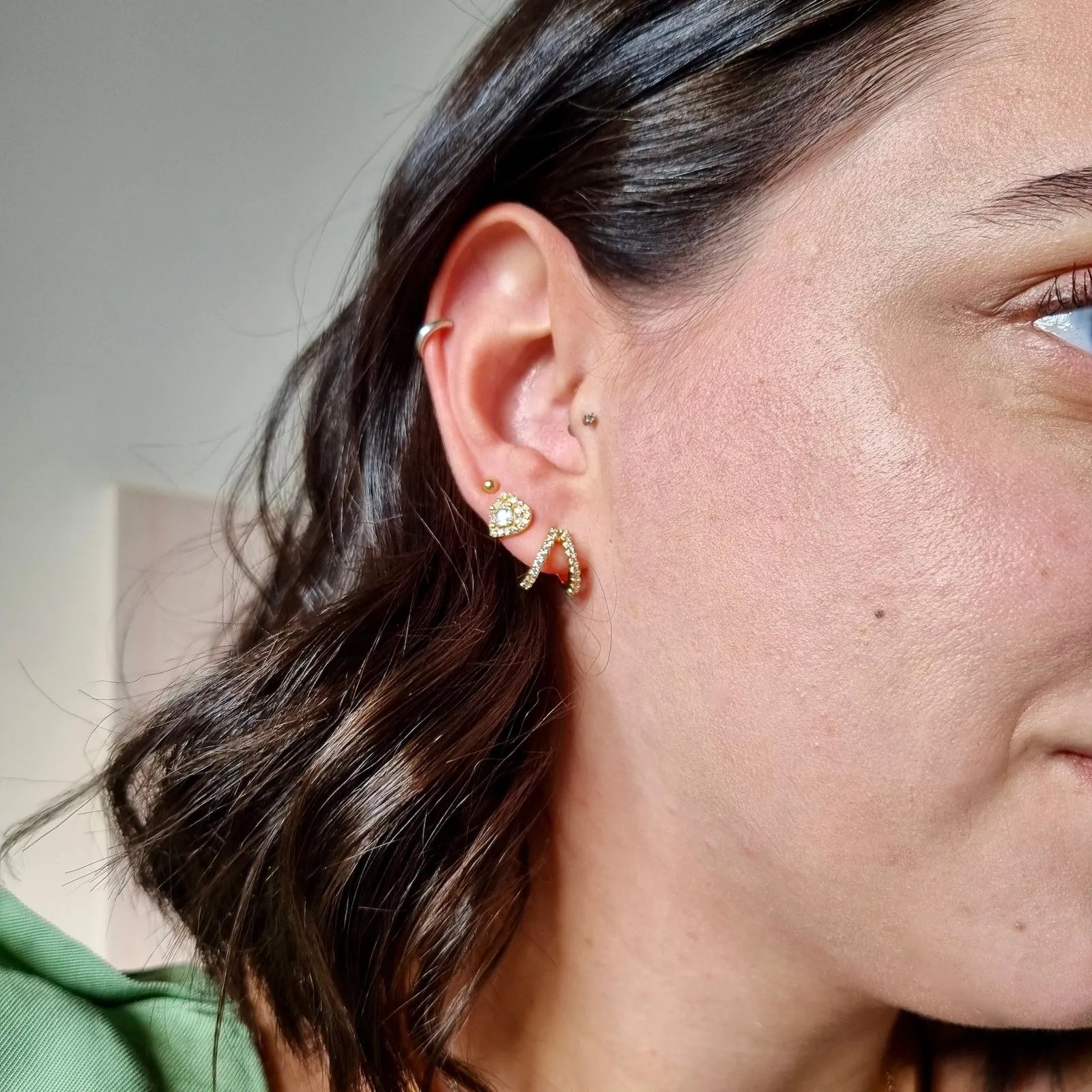 Brinco Coração Princess