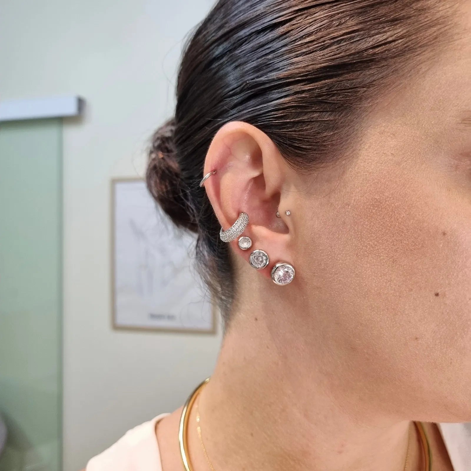 Piercing Fake Cravejado Grosso