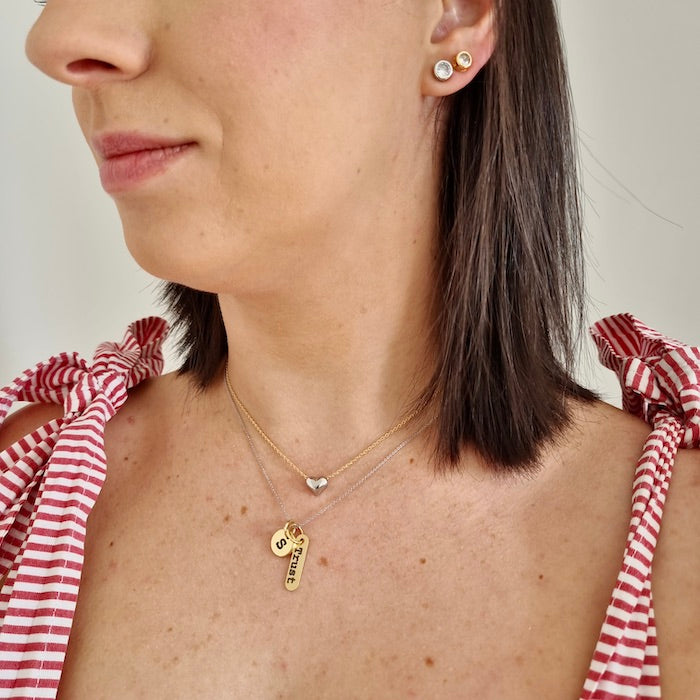 Colar Coração Mix de Banhos