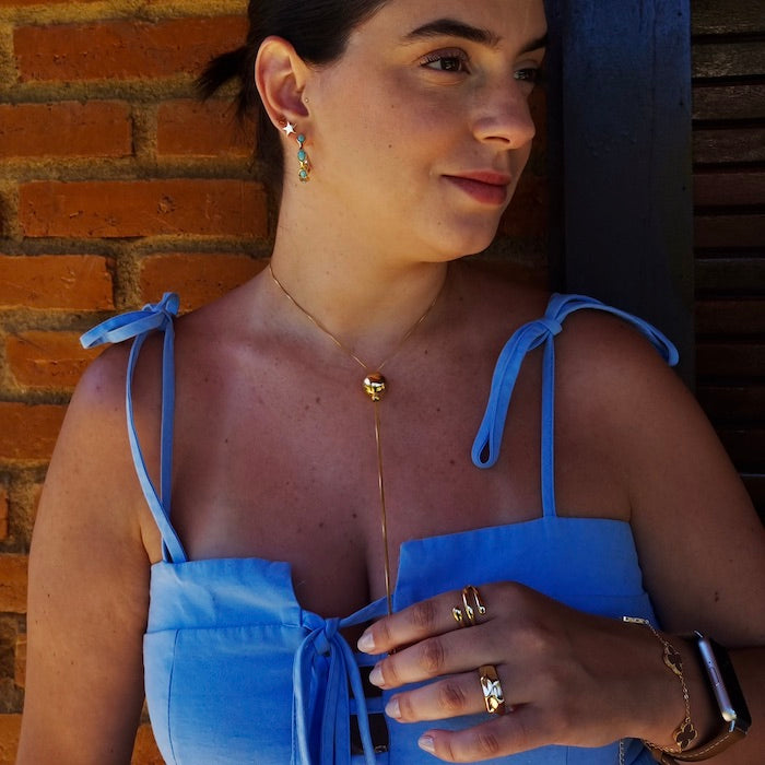 Colar Gravatinha Filetes (Cópia)