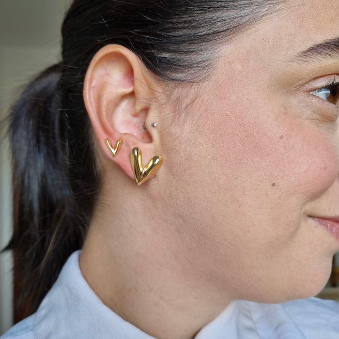 Brinco Coração Irene Pequeno