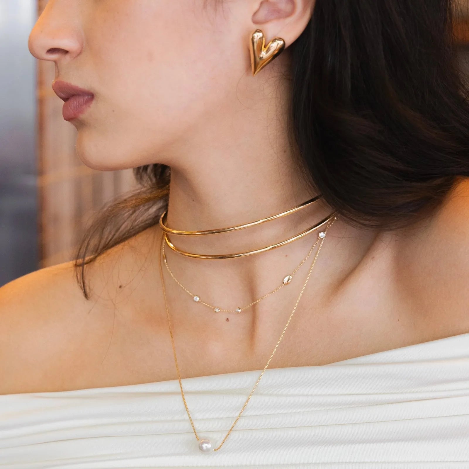 Colar Choker Double